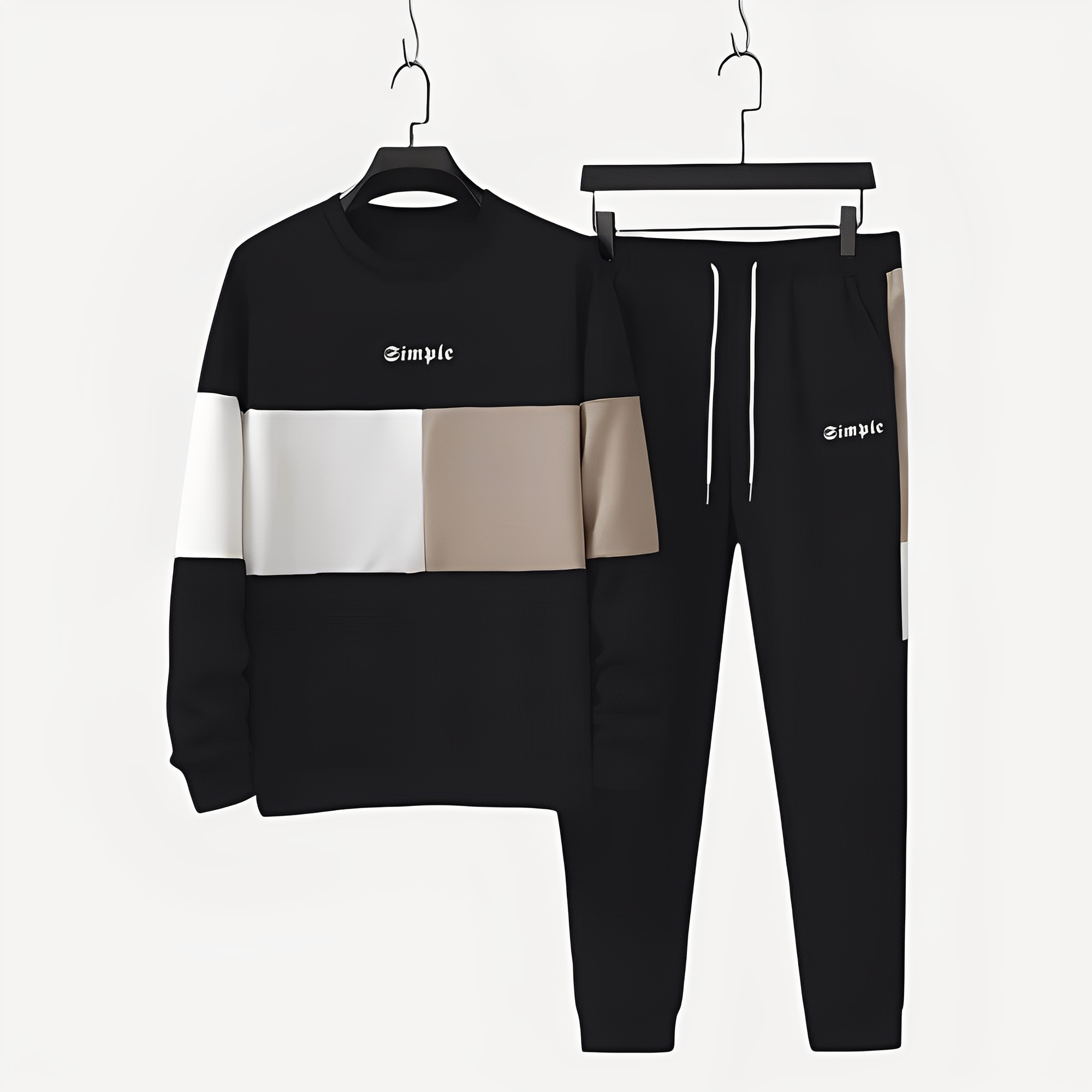 Charlton - Ensemble sportif pour homme avec design en blocs de couleurs