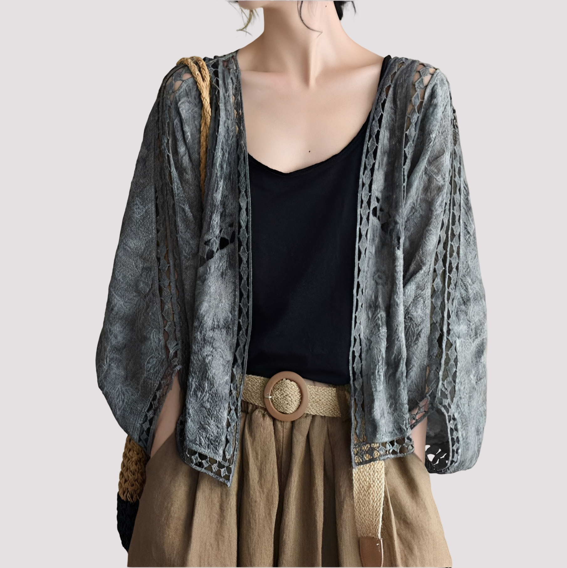 Connie - Cardigans stylés avec découpes pour femmes