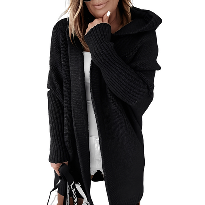 Maryellen - Gilet en tricot à capuche pour femmes