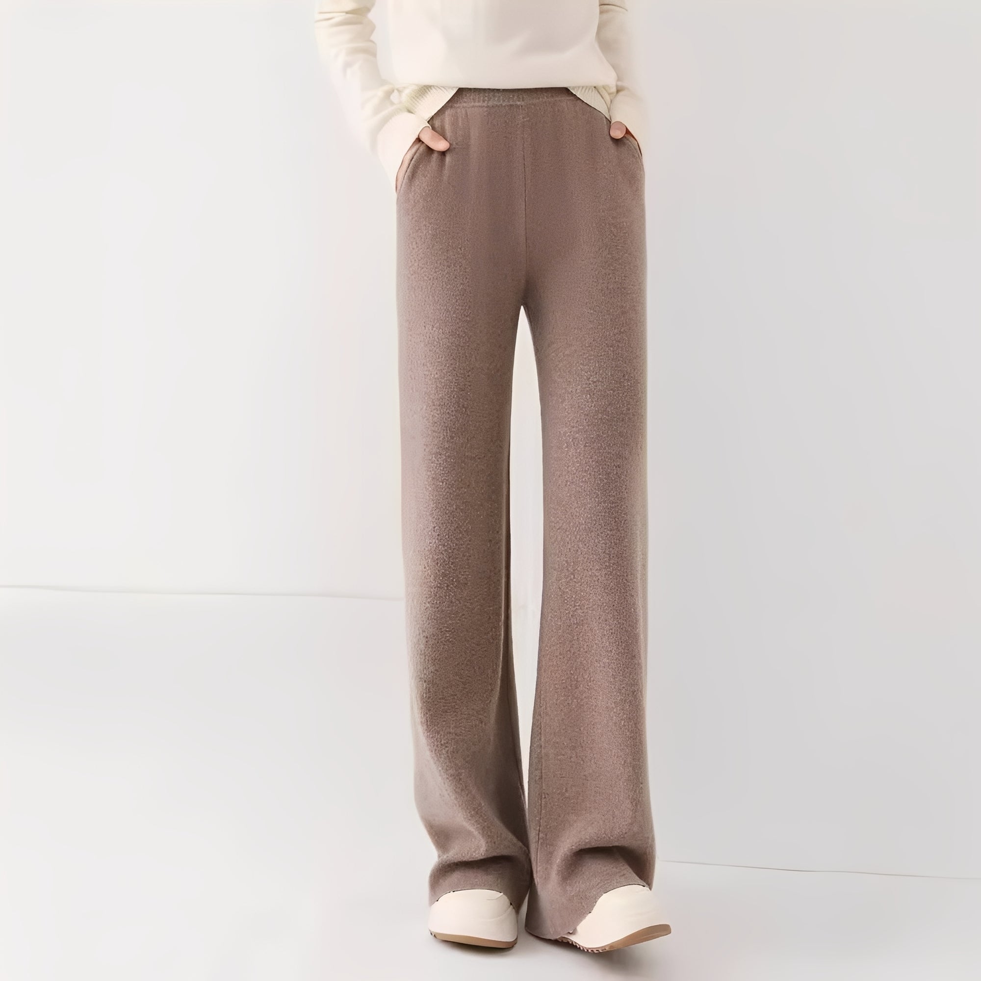 Jamie - Pantalon Formelle à Taille Haute