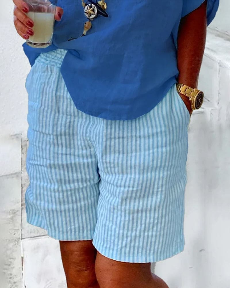 Élise – Shorts Rayés