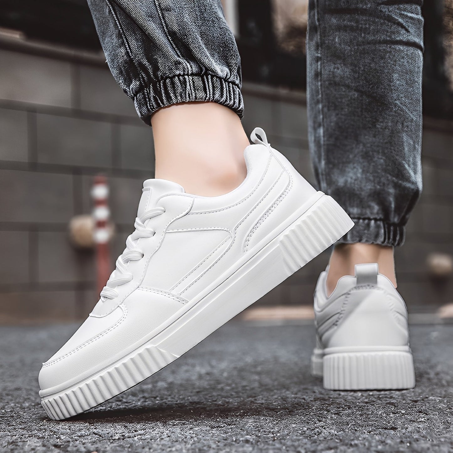 Nathan - Chaussures à plateforme modernes pour hommes