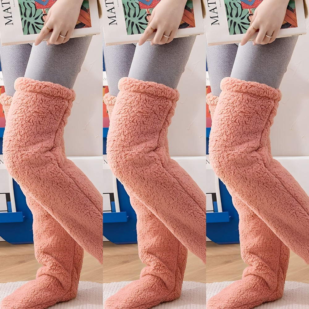 Camellia - Chaussettes longues et chaudes d'hiver pour femmes