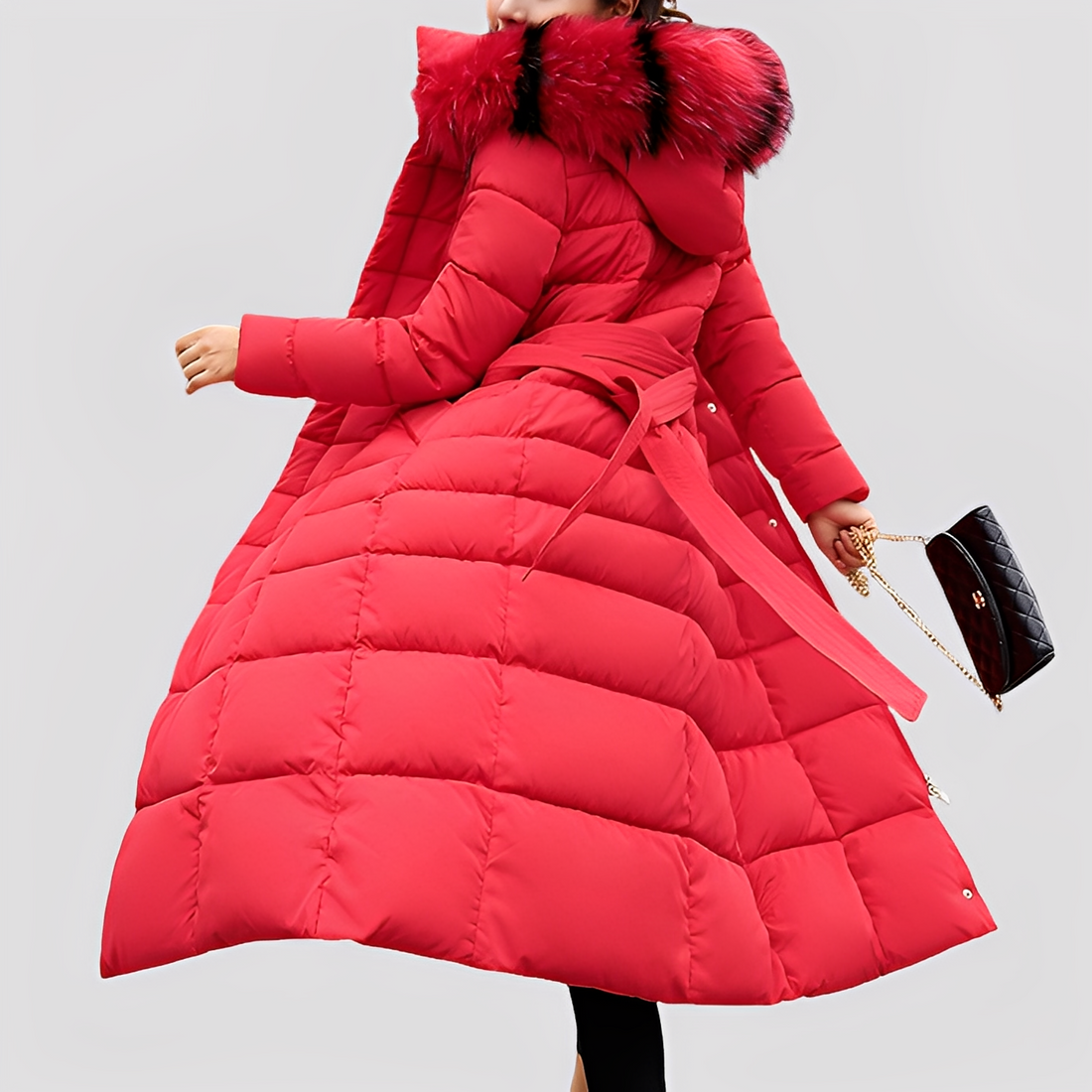 Mollie - Manteau long matelassé tendance pour femmes