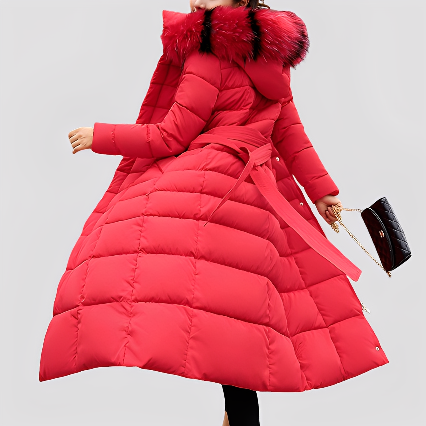 Mollie - Manteau long matelassé tendance pour femmes