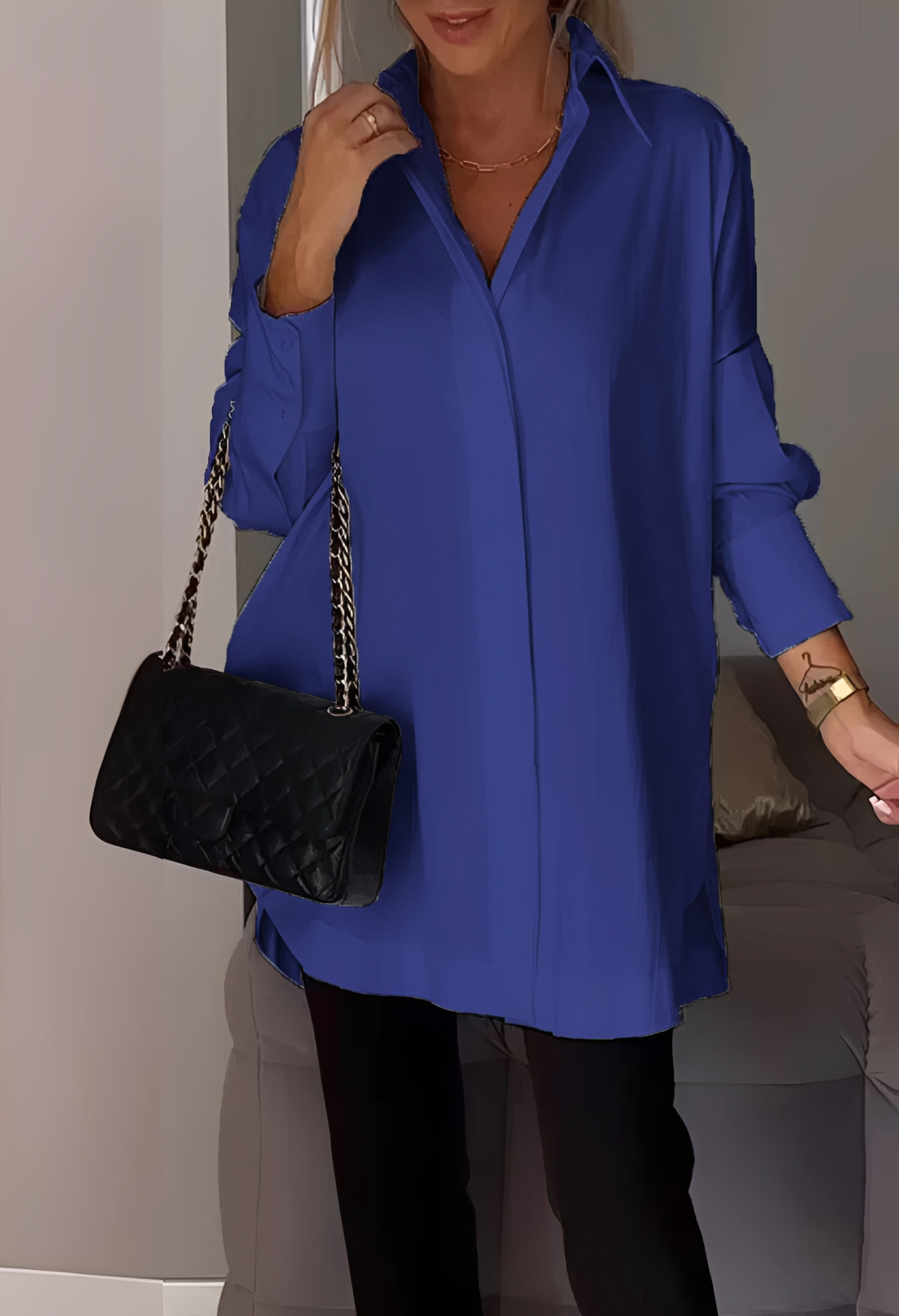 Lauren - Blouse élégante à manches longues