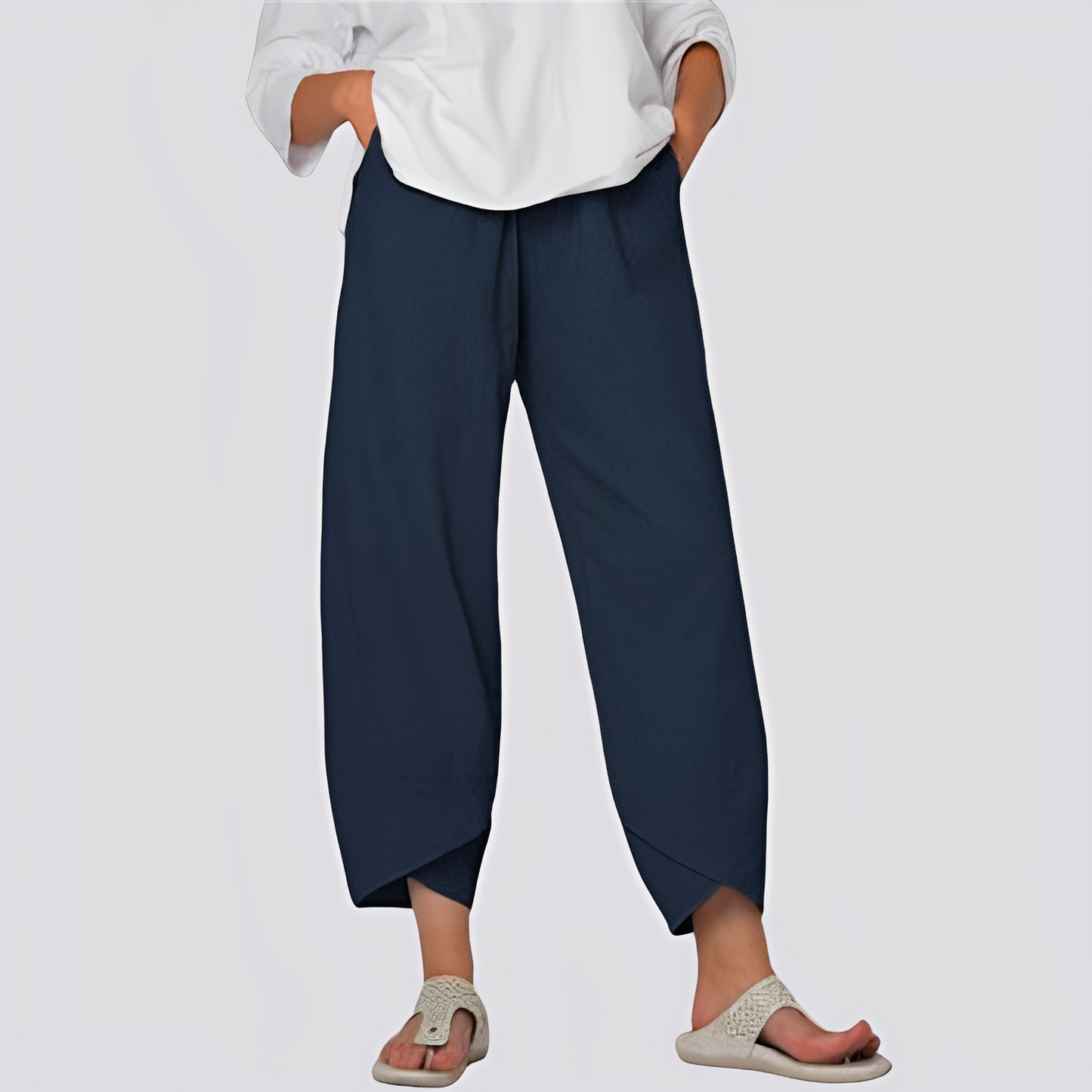 Jessica - Pantalon élégant à jambe large pour femmes