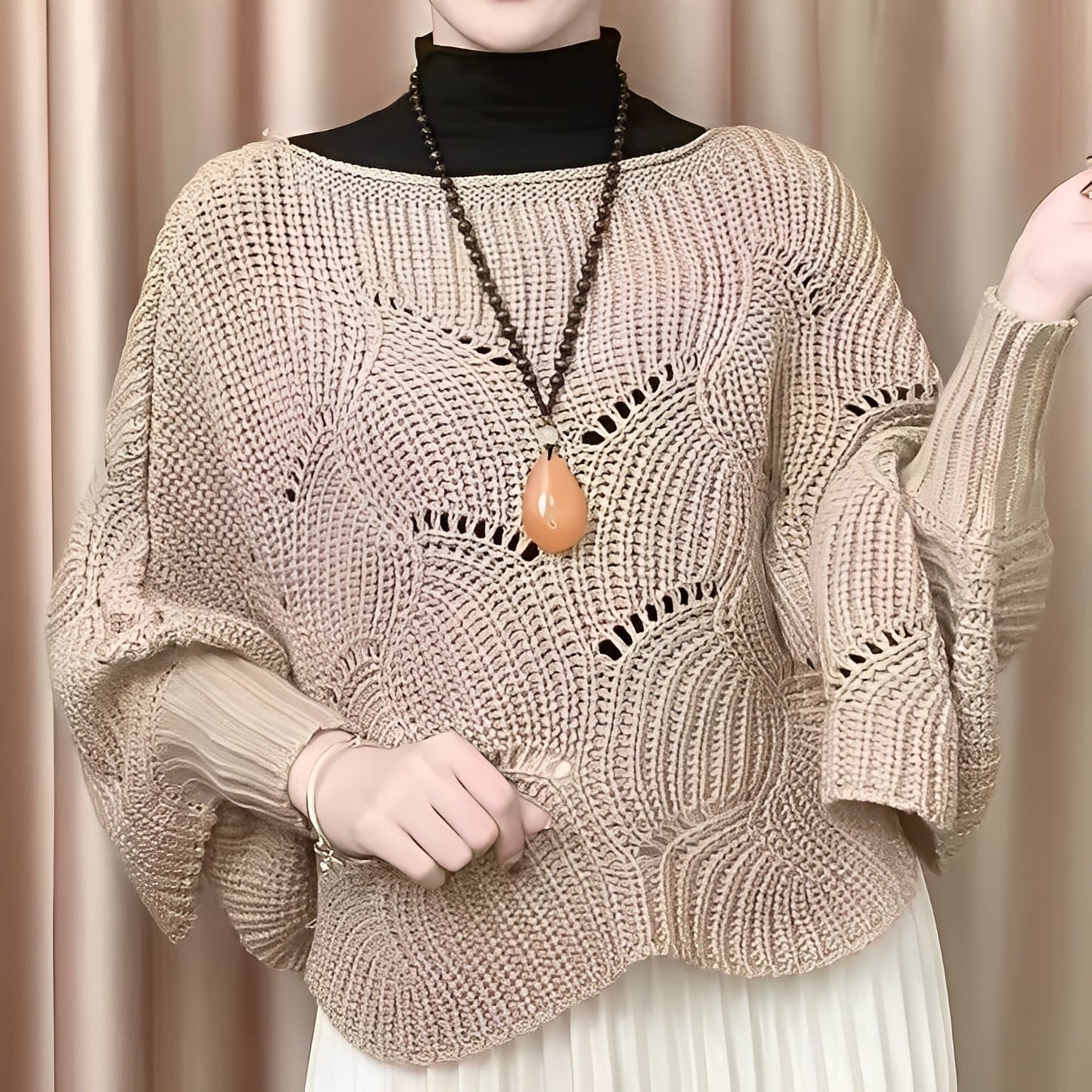 Celestine - Pull thermique pour femmes avec manches amples