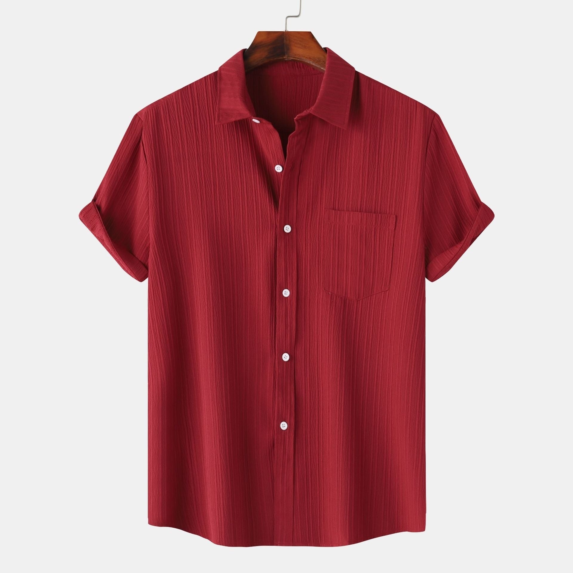 Jakub - Chemise Détendue à Manches Courtes