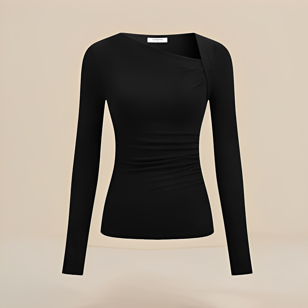 Nadine - Chemise longue à manches tendance
