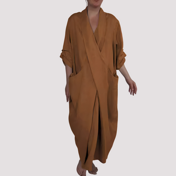 Alicia - Robe longue ample avec poche pour femmes