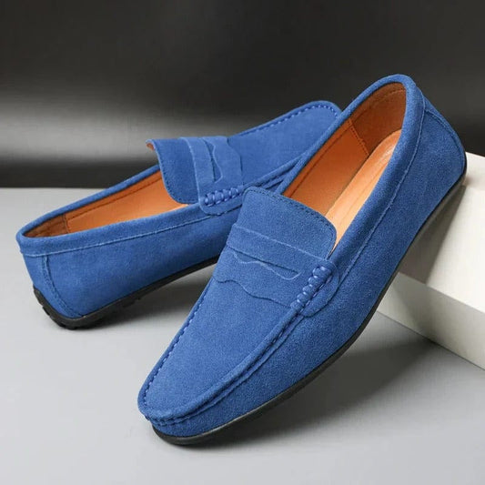 Jeptha - Mocassins en daim modernes pour homme