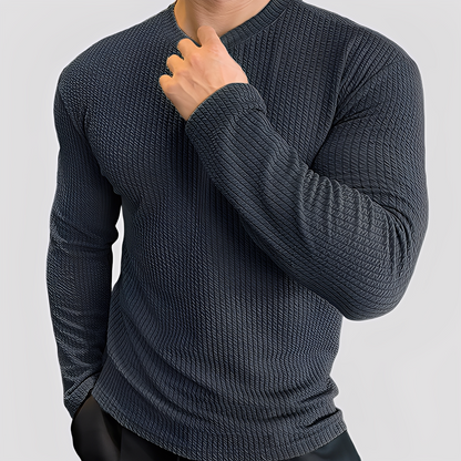Albert - Lässiger Strickpullover mit Rippenmuster für Herren