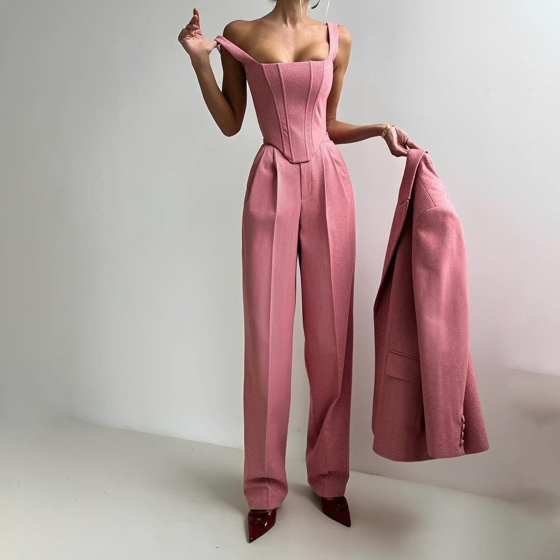 Madeline - Ensemble blazer trois pièces élégant pour femmes