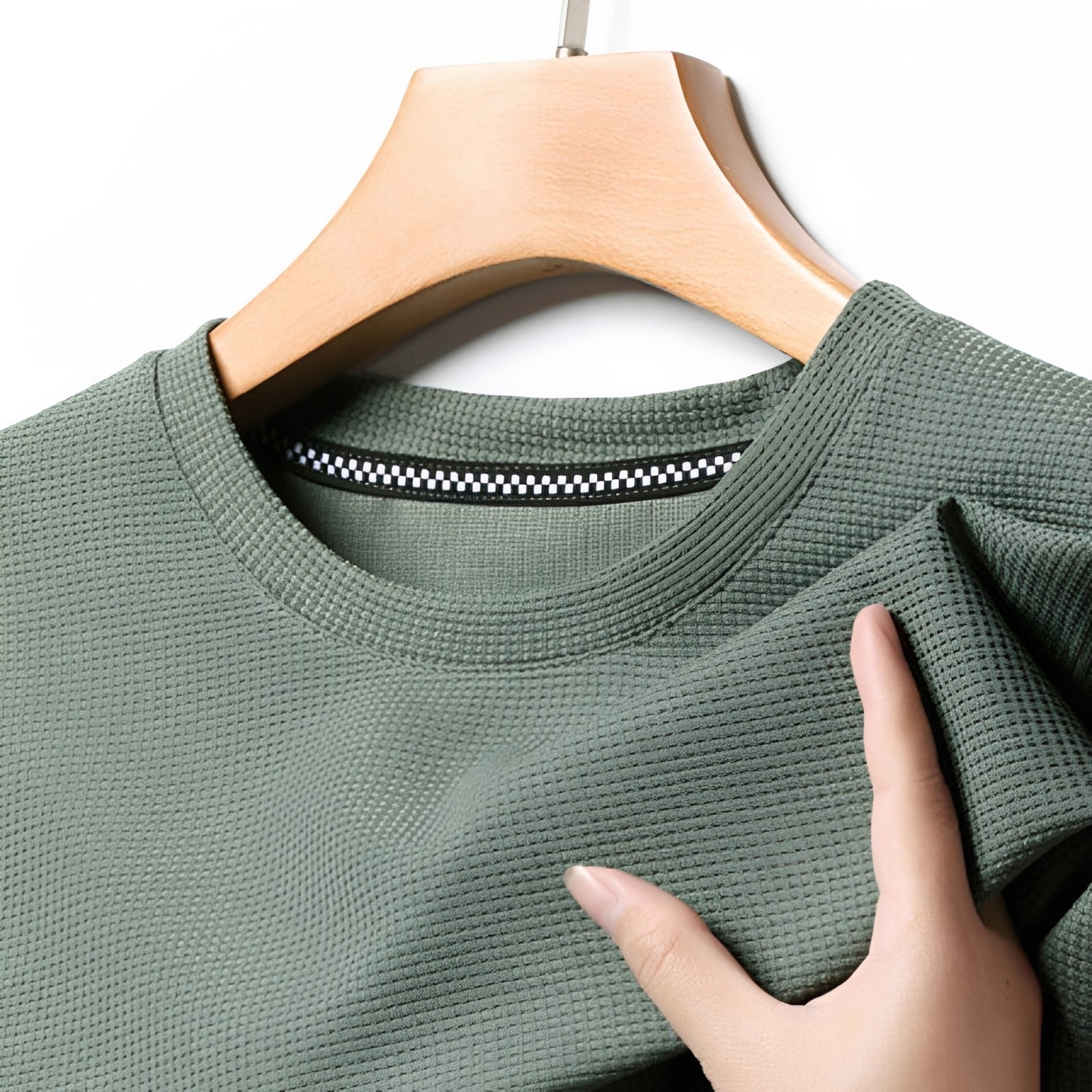 Jed - T-Shirt avec Texture Décontracté