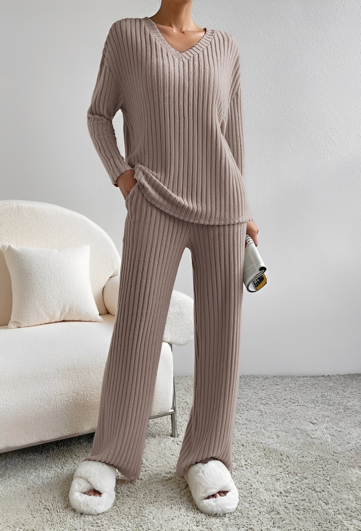 Niki - Tenue détente rayée