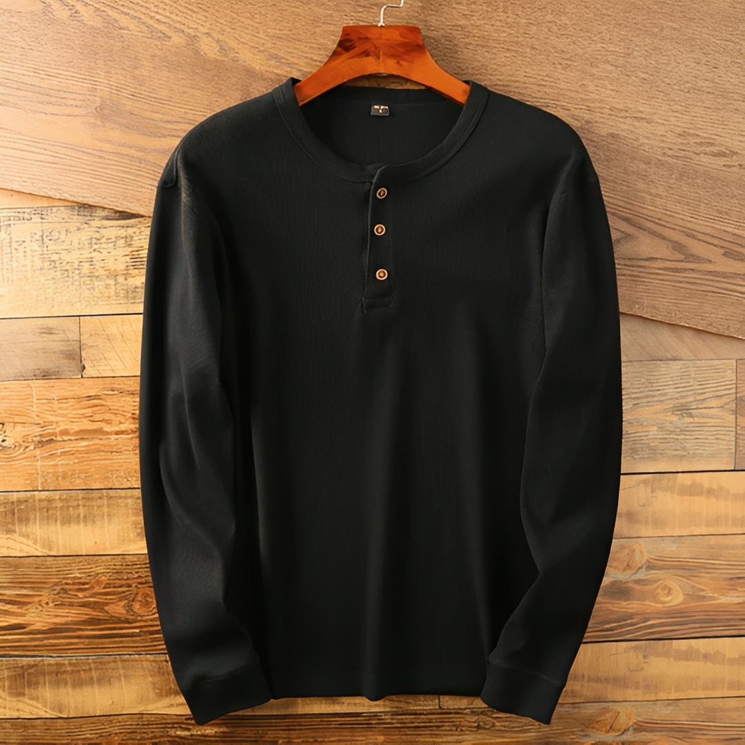 Benjie - Chemise à manches longues confortable pour homme