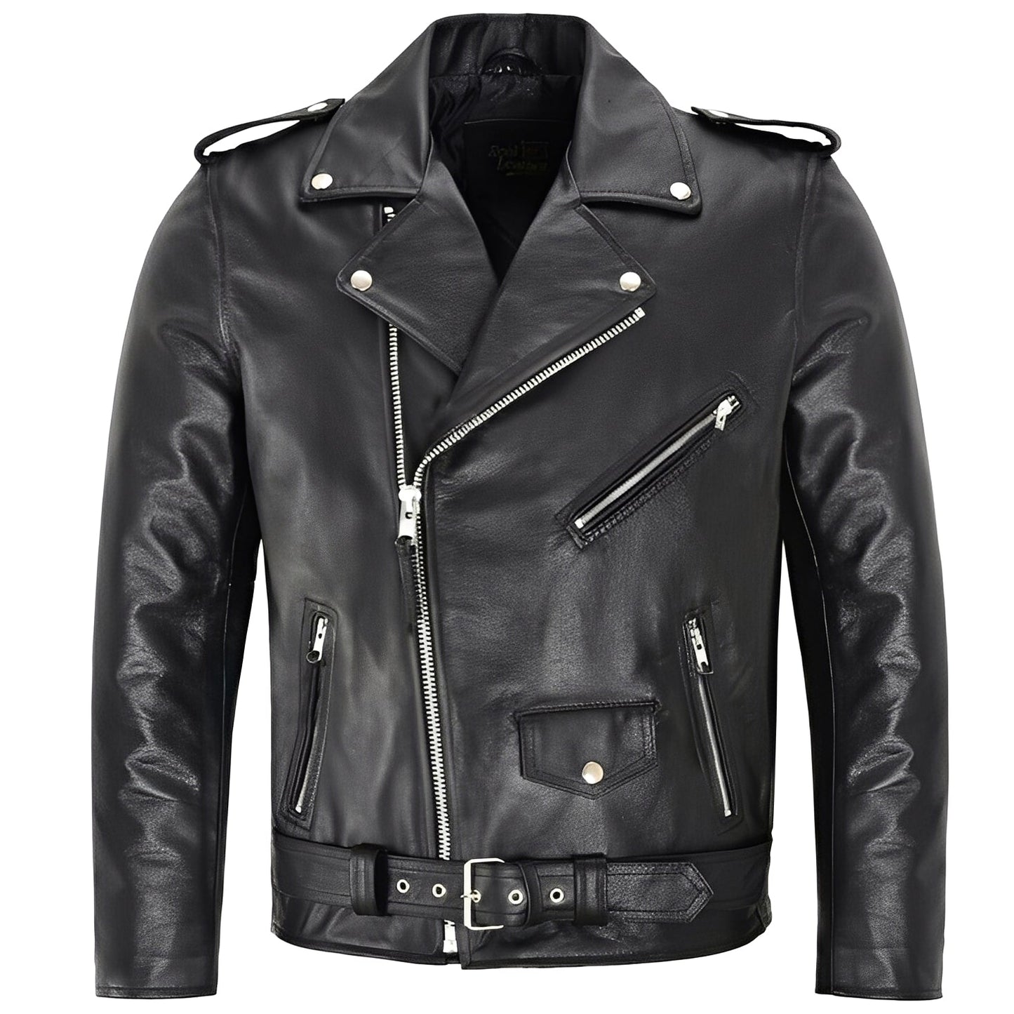Daniel - Stylish biker leather jacket for men
