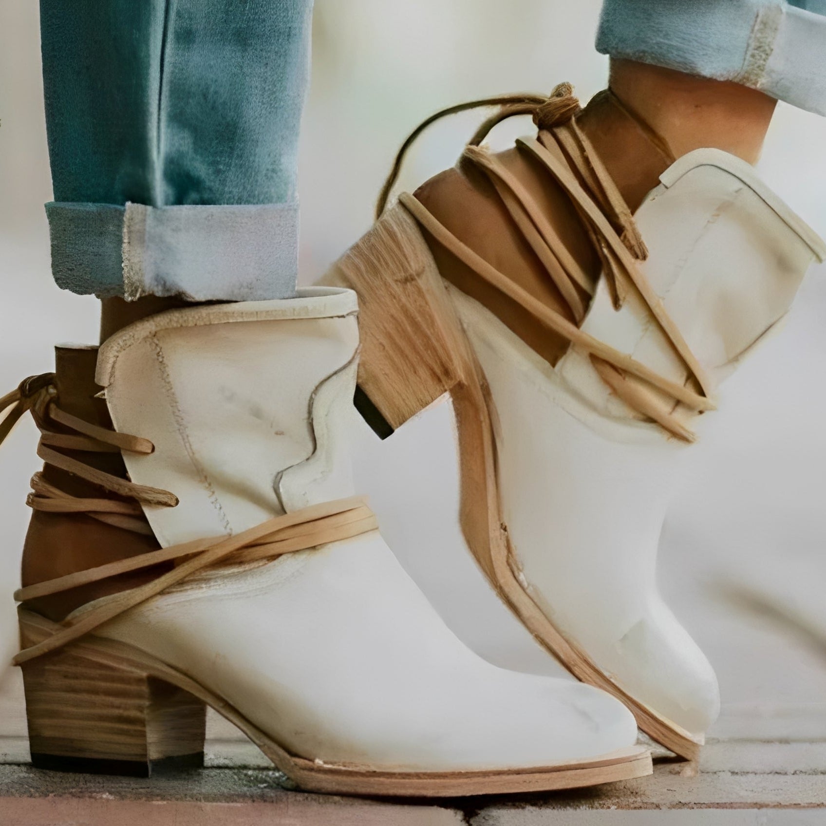 Jesse - Bottes féminines stylées avec talons hauts