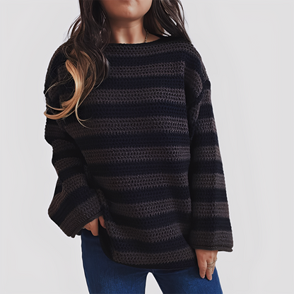 Millie - Loose knit sweater for women, soft and refined