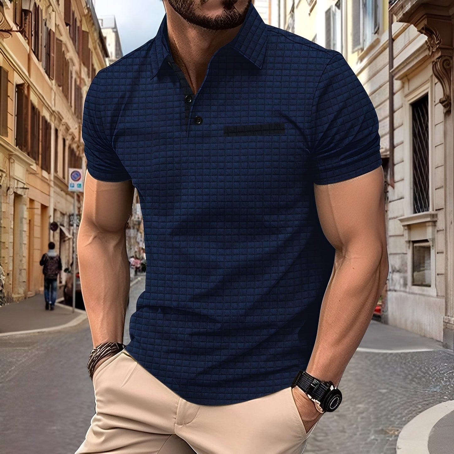 Benson - Polo classe ajusté pour hommes