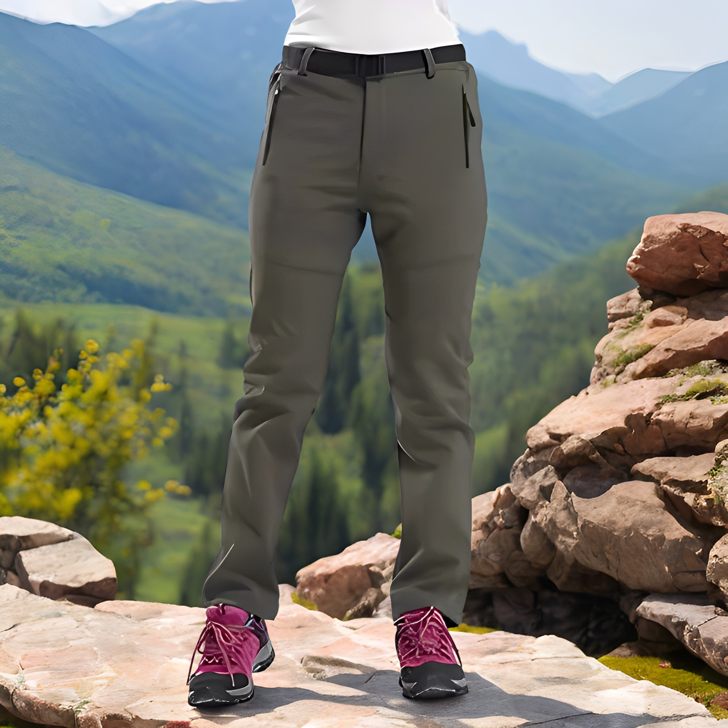 Rosanna - Pantalon épais et chic pour femmes pour l'extérieur
