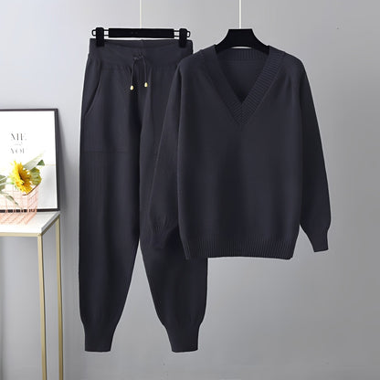Evelyn - Schickes Set aus Pullover und Hose für Damen