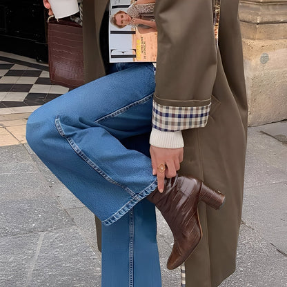 Connie - Long modern coat for women