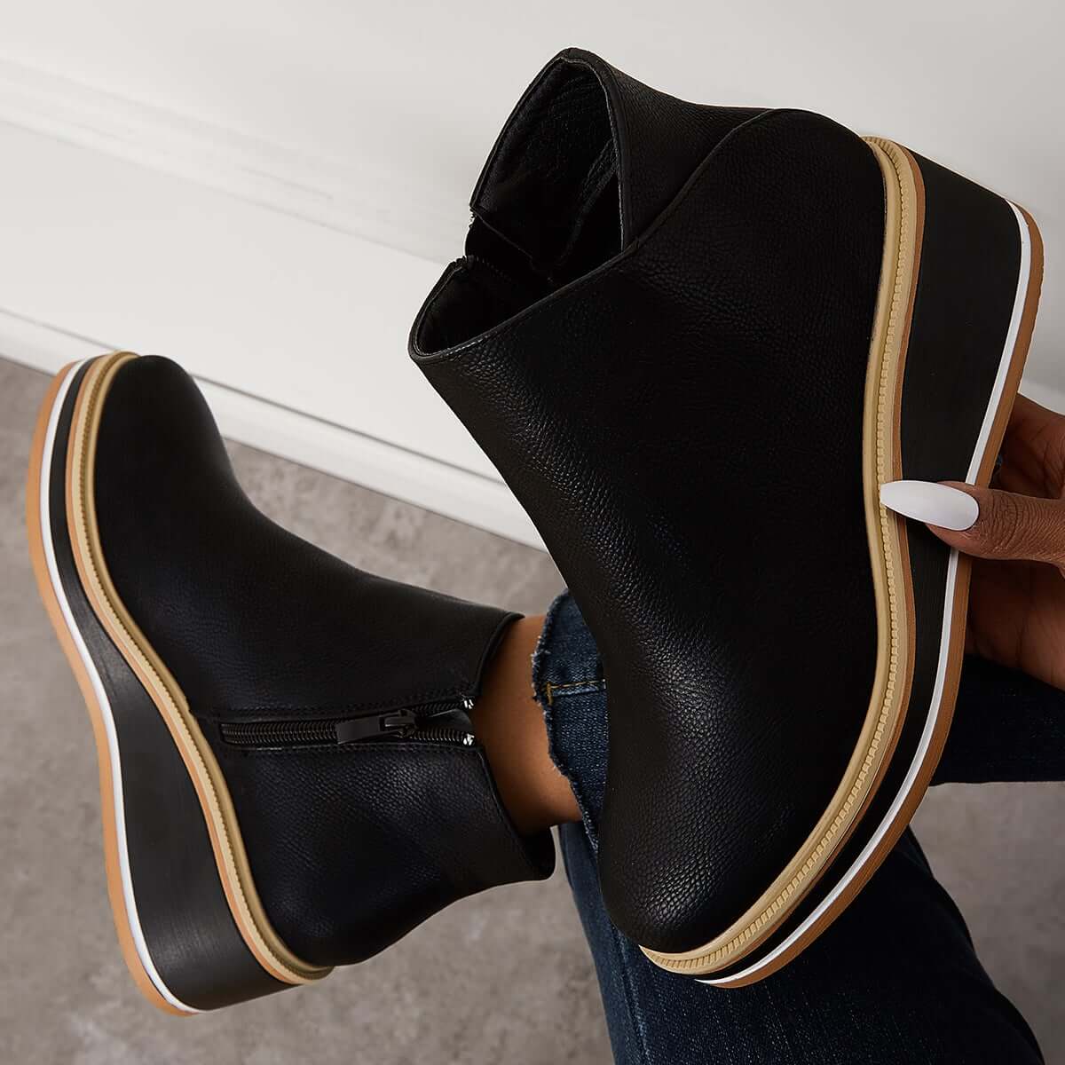 Danielle – Bottes Plateformes Stylées