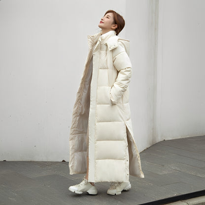 Maylis - Long manteau d'hiver matelassé chaud pour femme