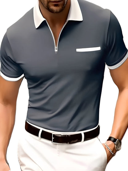 Winton - Chemise décontractée à fermeture éclair pour hommes