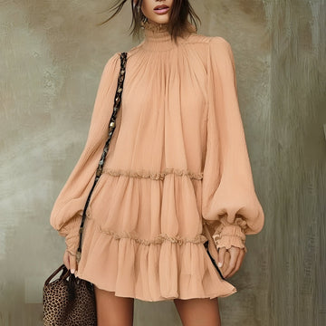 Mayeth - Robe Mini à Volants Élégante