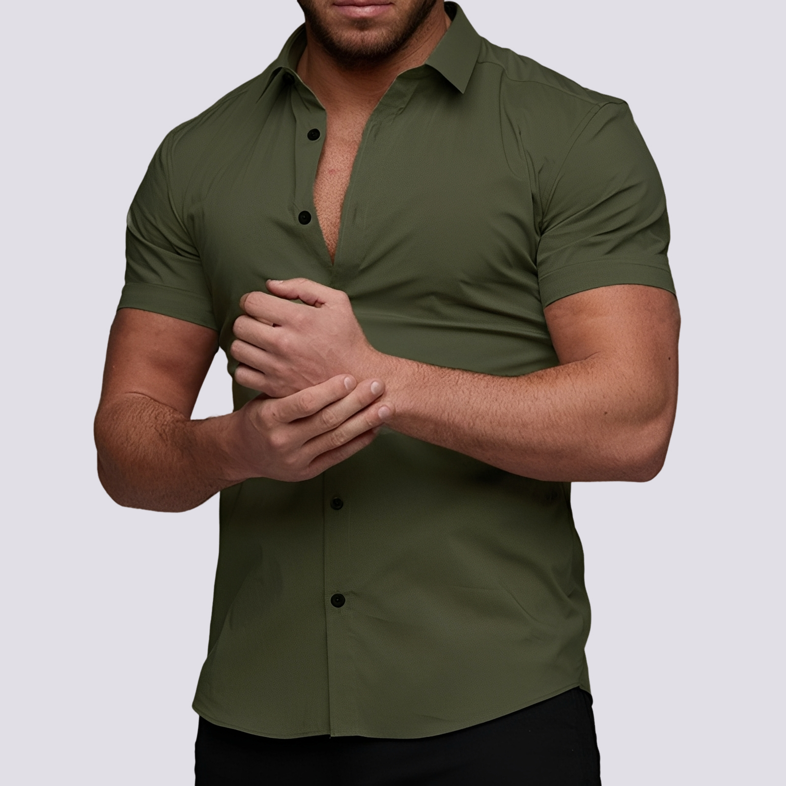 Lukas - Chemise à col ajustable