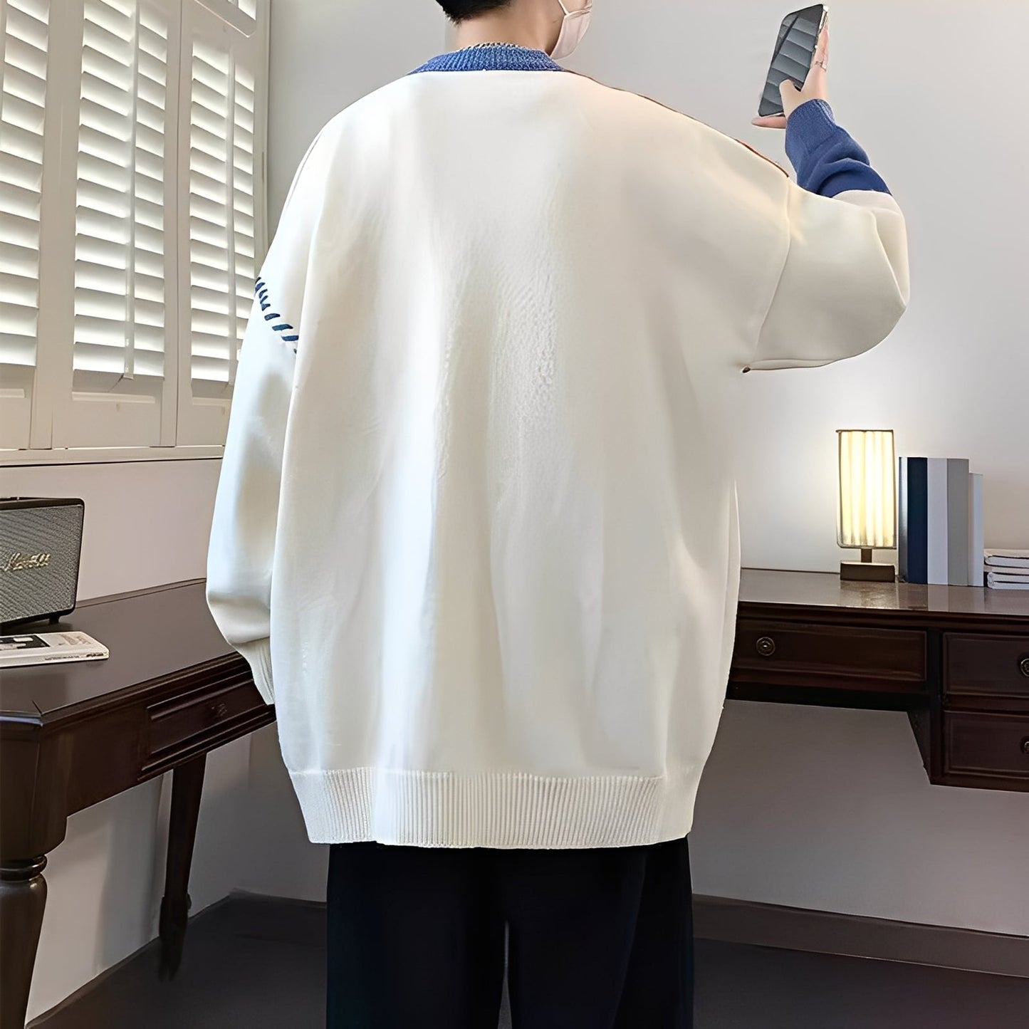 Carter - Pulls patchwork élégants et chauds pour hommes