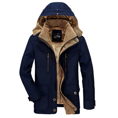 Tyrone - Manteau épais et chaud pour hommes avec capuche