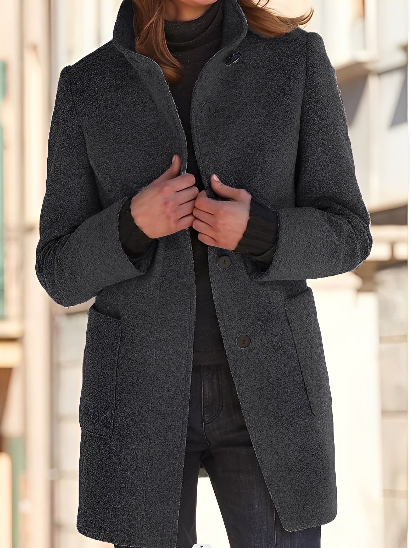 Julissa - Manteau d'hiver chaud avec poche pour femmes