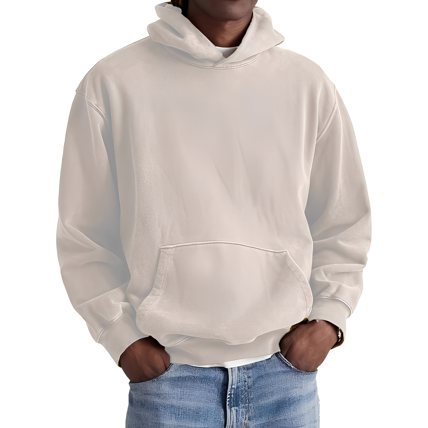 Reynard - Sweat à capuche homme large et traditionnel
