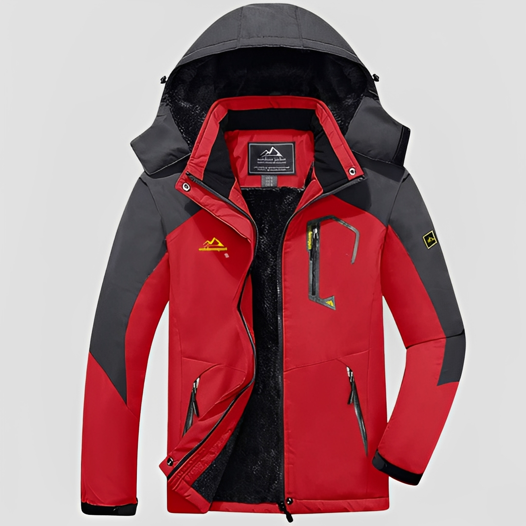 Febous - Manteau d'hiver résistant à l'eau pour homme