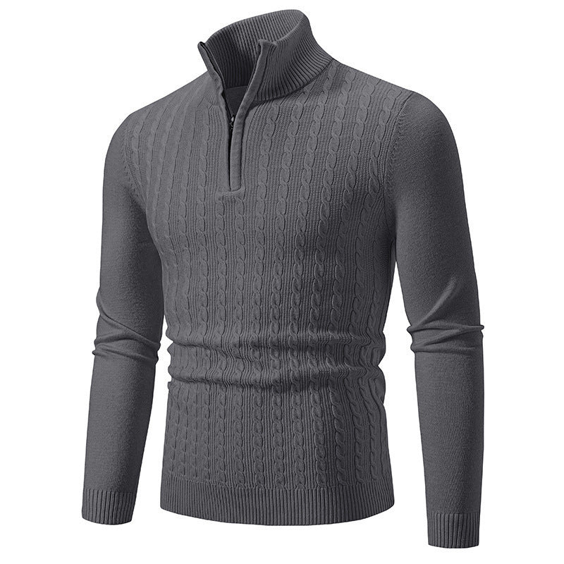 Derryl - Eleganter gestrickter Pullover mit Zopfmuster für Herren