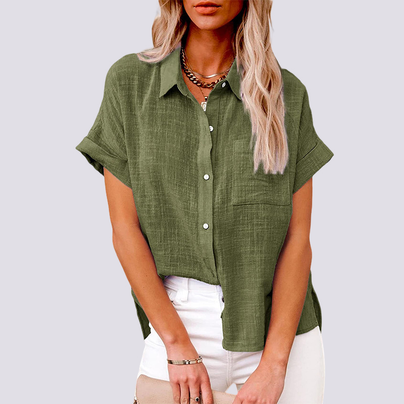 Nicole - Blouse à manches courtes avec poche