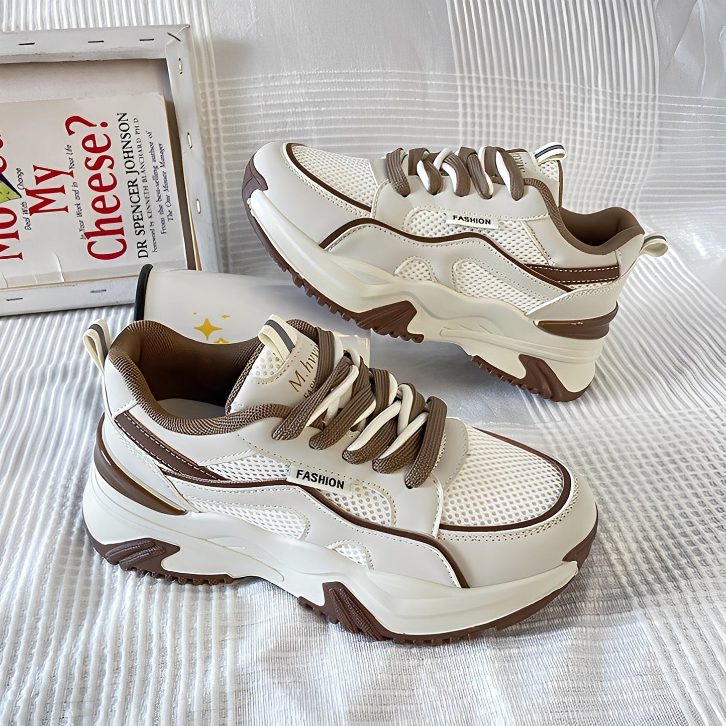 Sophie - Baskets modernes pour femmes avec semelle épaisse