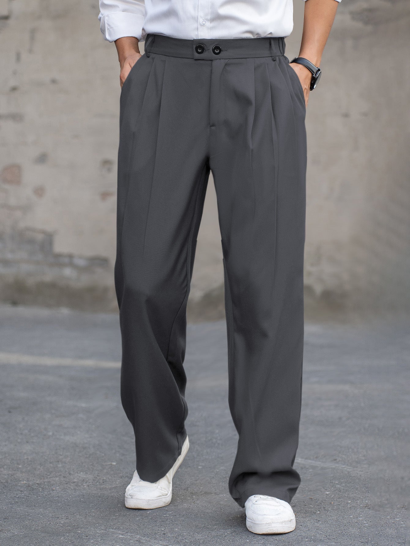 Dexter - Pantalon homme décontracté à jambes larges