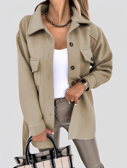 Tiffanie - Blazer en laine léger et moderne avec col à revers pour femmes