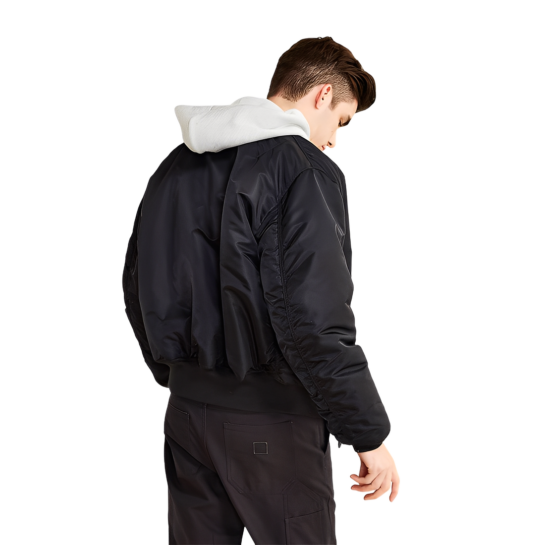 Norbert - Blouson bomber vintage matelassé pour hommes