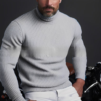 Richard - Men's turtleneck sweater, elegant and comfortable
