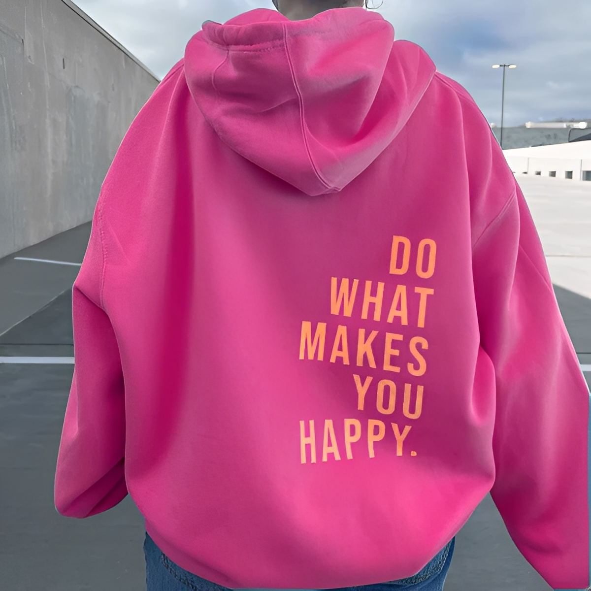 Jasmin – Sweat à capuche tendance avec inscription
