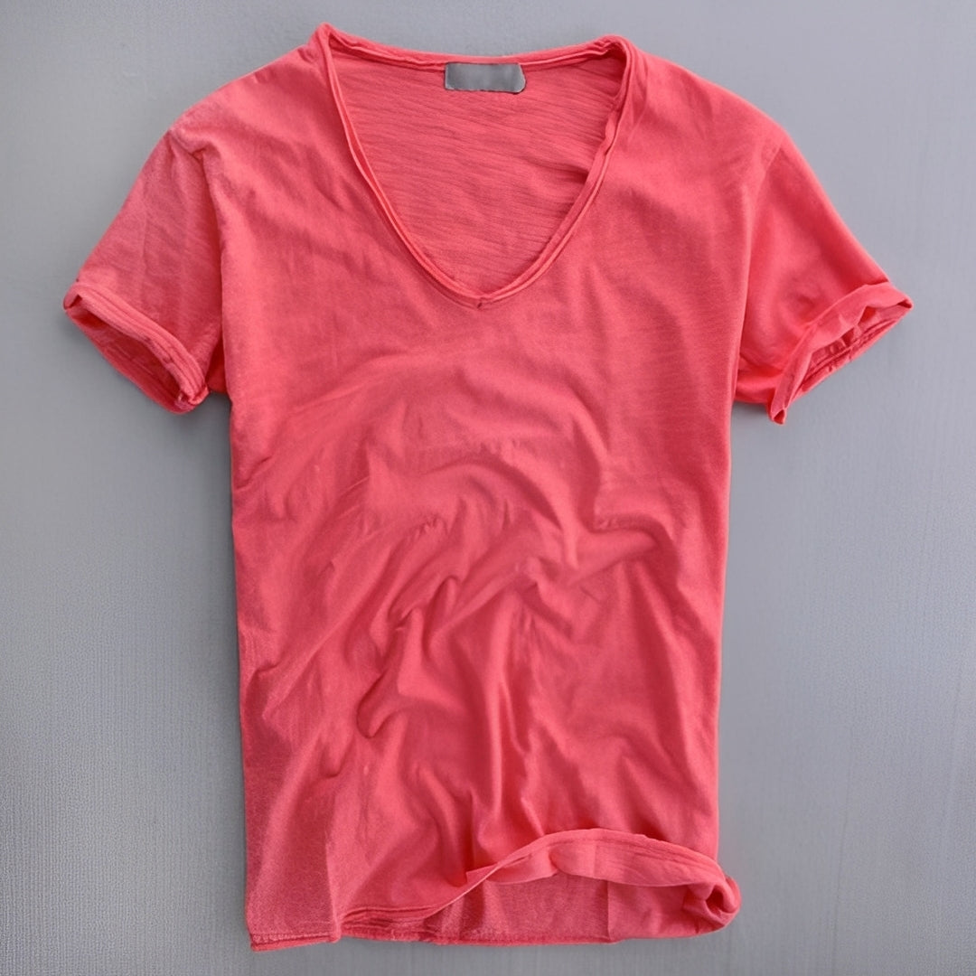 Lemuel - T-shirt d'été décontracté pour homme