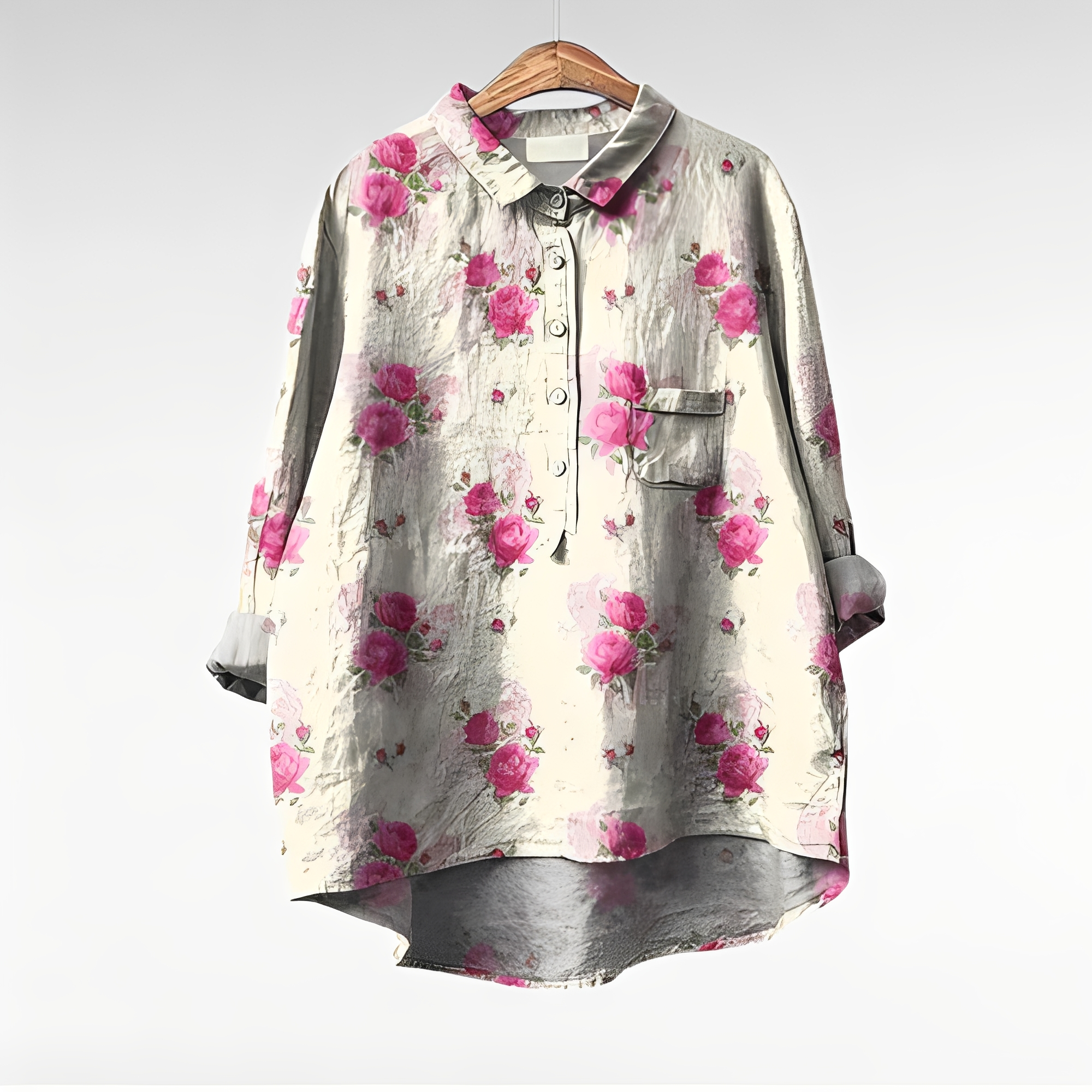 Karley - Chemisiers à fleurs classiques pour femmes