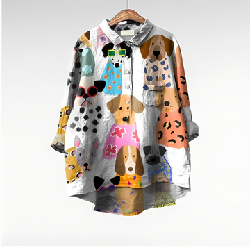 Eyden - Chemise artistique à manches longues pour femmes