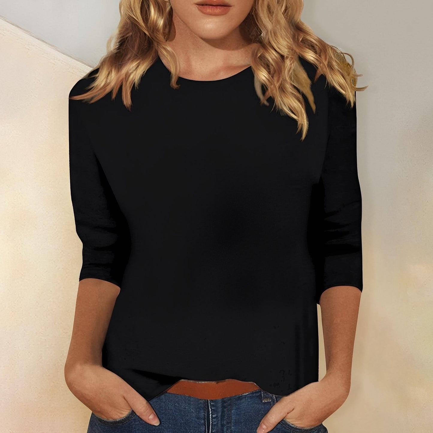 Louisa - Chemise simple et décontractée à manches longues pour femmes